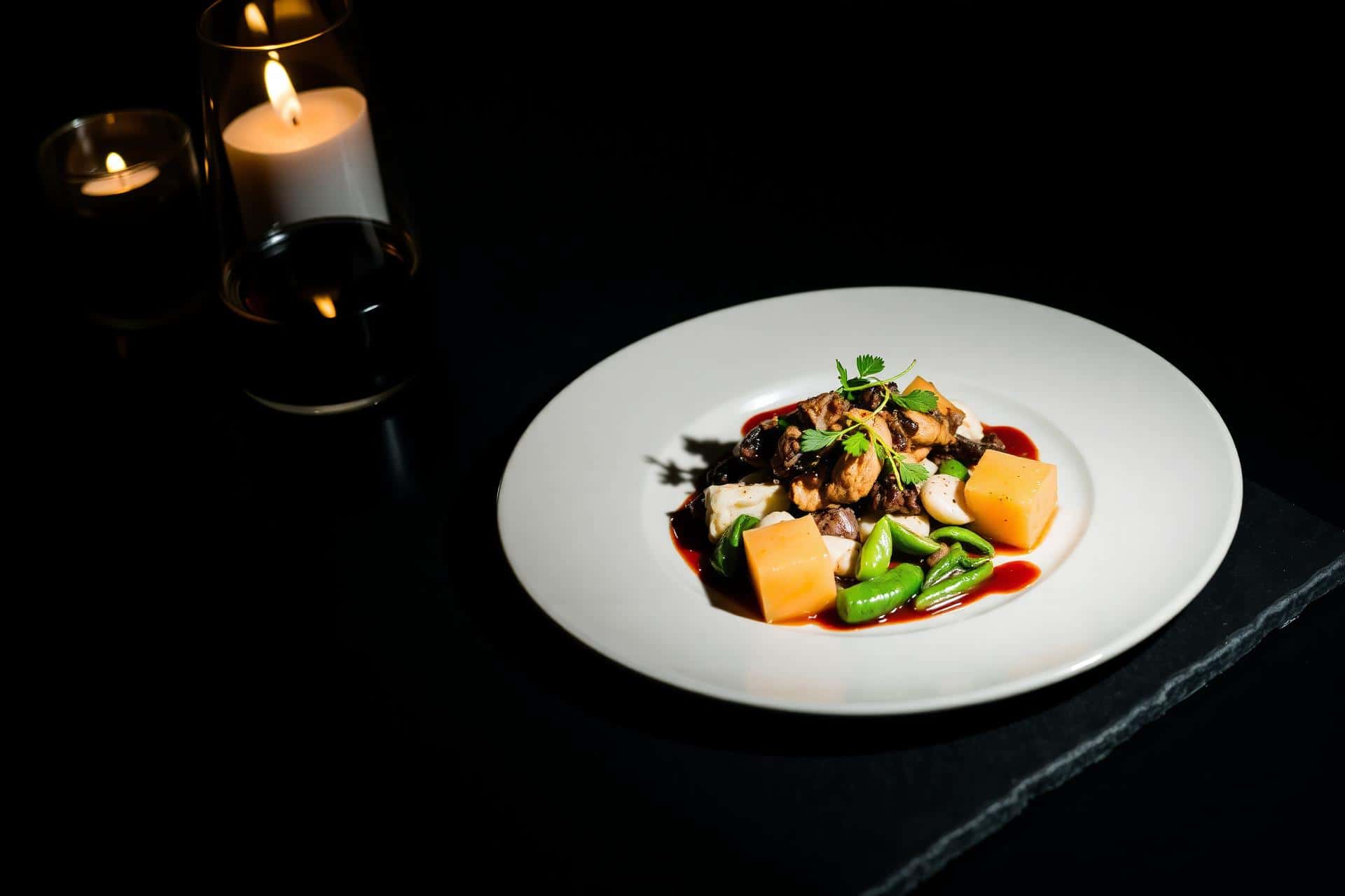 Verfijnd gerecht bij Brasserie Leysen